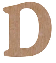 Load image into Gallery viewer, Letter D Mosaic Backer
