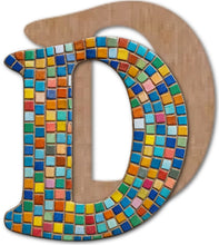 Load image into Gallery viewer, Letter D Mosaic Backer

