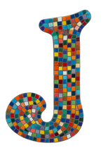 Load image into Gallery viewer, Letter J Mosaic Backer
