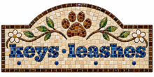 Load image into Gallery viewer, 8" x 16" Keys and Leashes Dog Paw Plaque
