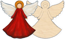 Load image into Gallery viewer, Angel Multi-Art Shape with Hanger
