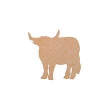 Load image into Gallery viewer, Highland Cow (pre-drilled for hanging kit and stakeable kit)
