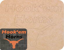Load image into Gallery viewer, Texas Hook&#39;em Horns 11&quot;x14&quot; (pre-drilled for hanging kit)
