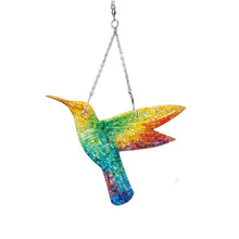 Load image into Gallery viewer, Hummingbird Skwiveler Mosaic Backer &amp; Hanger (pre-drilled for Skwiveler)
