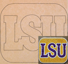 Load image into Gallery viewer, LSU 12&quot;x12&quot; (pre-drilled for hanging kit)
