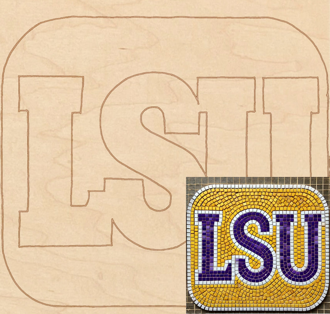 LSU Multi-Art Backer 12