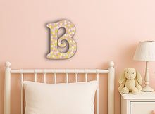 Load image into Gallery viewer, Letter B Mosaic Backer with Sawtooth
