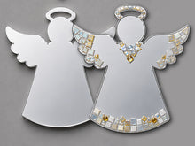 Load image into Gallery viewer, 4" Mirror Angel Ornament with Hook
