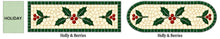 Load image into Gallery viewer, Holly Mosaic Table Runner – Laser Printed Skeewbacker
