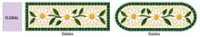 Load image into Gallery viewer, Daisy Mosaic Table Runner – Laser Printed Skeewbacker
