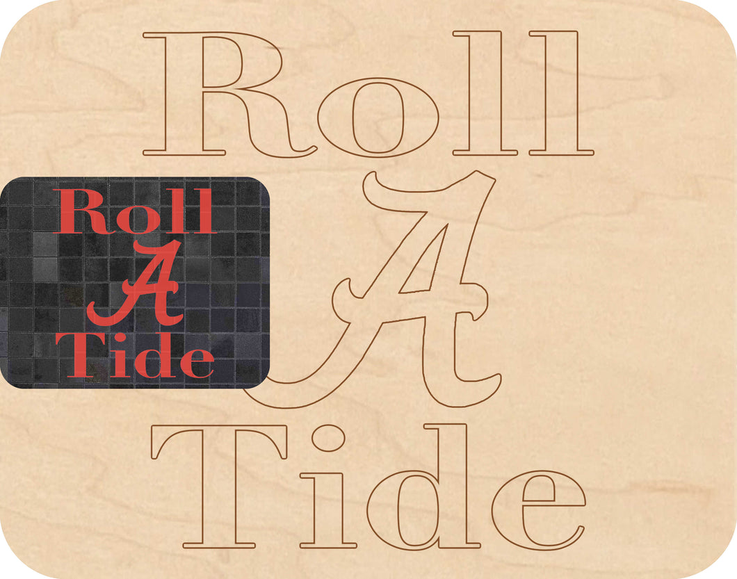Alabama Roll Tide Multi-Art Backer 12