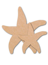 Load image into Gallery viewer, Starfish Mosaic Backer (pre-drilled for hangable &amp; stakeable kits)

