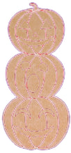 Load image into Gallery viewer, 14" Pumpkins Laser-Printed Waterproof Mosaic Backer
