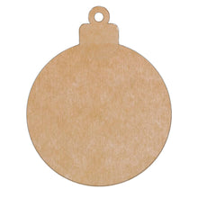 Load image into Gallery viewer, 4" Round Ornament Skeewbacker with hole
