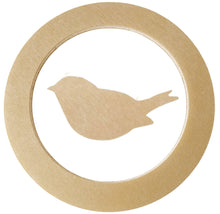 Load image into Gallery viewer, 12" Spinner Circle with 6" Bird Mosaic Backer &amp; Hanger
