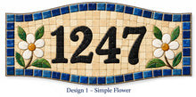 Load image into Gallery viewer, 8" x 16" Via Alfani Personalized Waterproof Mosaic House Number Plaque
