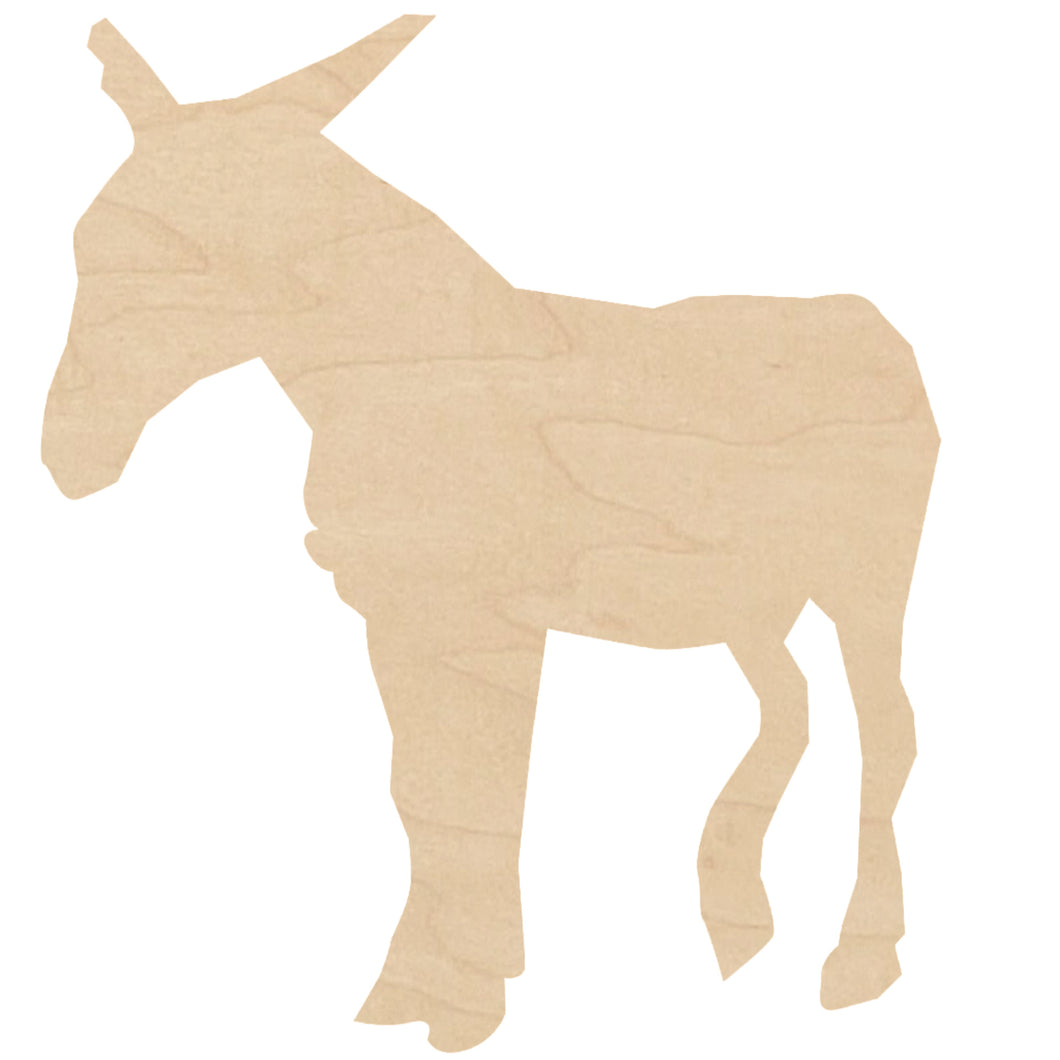 Wood Donkey Multi-Art Shape