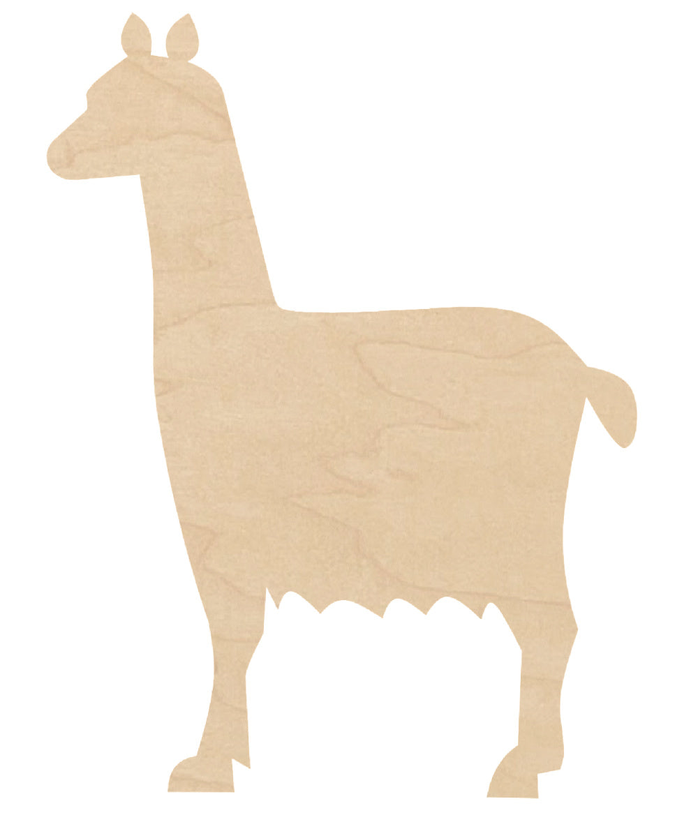 Wood Llama Multi-Art Shape