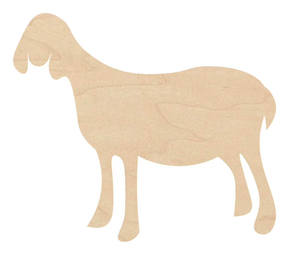 Wood Nubian Goat Multi-Art Shape