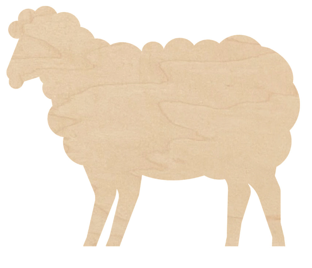 Wood Sheep Multi-Art Shape