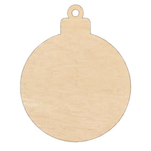 Load image into Gallery viewer, 5" Round Wooden Ornament and Hook
