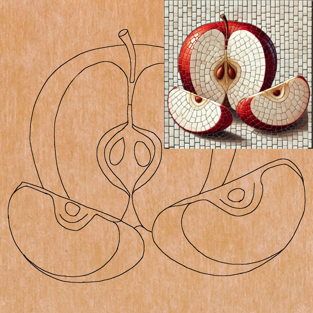 Apple Slices with Pattern 8