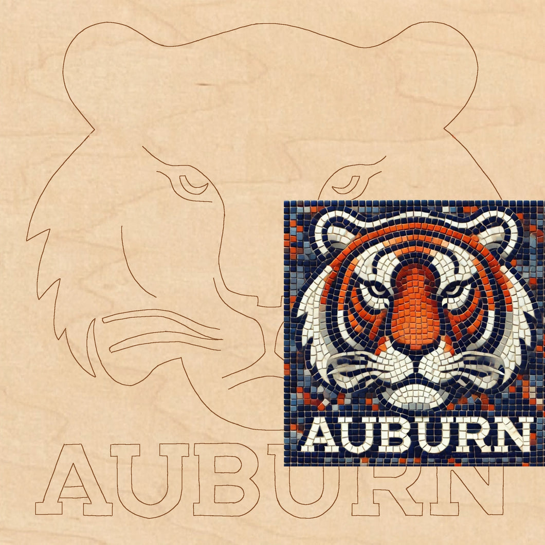 Auburn University Multi-Art Backer 12