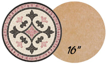 Load image into Gallery viewer, Circle 16" Mosaic Backer (pre-drilled for hangable kit) 1/2" thick
