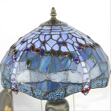 Load image into Gallery viewer, Colorful Dragonfly Tiffany Lamp Original
