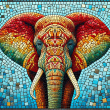 Load image into Gallery viewer, Elephant 14&quot;x14&quot; with Pattern (pre-drilled for hanging kit)
