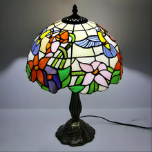 Load image into Gallery viewer, Elegant Flower Tiffany-Style Lamp Glass Tabletop
