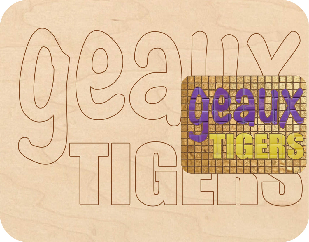 LSU Geaux Tigers Multi-Art Backer 11