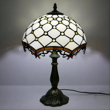 Load image into Gallery viewer, Jewel Roman Tiffany Lamp Antique | Glass Tabletop
