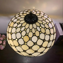 Load image into Gallery viewer, Jewel Design Small Tiffany-Inspired Lamp
