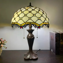 Load image into Gallery viewer, Jewel Design Small Tiffany-Inspired Lamp
