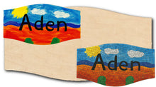 Load image into Gallery viewer, Via Alfani 8&quot;x16&quot; - Wood with sawtooth
