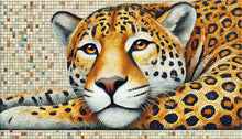 Load image into Gallery viewer, Leopard Laying with Pattern 12&quot;x21&quot; (pre-drilled for hanging kit)
