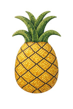 Load image into Gallery viewer, Pineapple Mosaic Backer with Pattern (pre-drilled for hangable &amp; stakeable kits)
