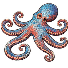 Load image into Gallery viewer, Octopus with Pattern 24"x20"  (pre-drilled for hanging kit)
