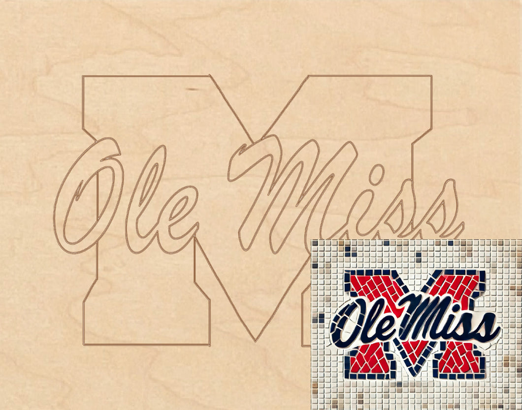 Ole Miss Multi-Art Backer 11