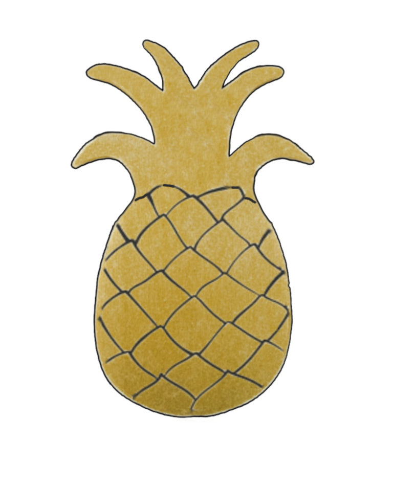 Pineapple Mosaic Backer with Pattern (pre-drilled for hangable & stakeable kits)