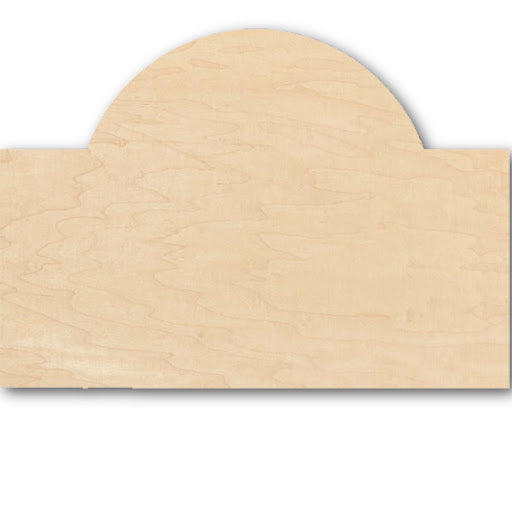 Wood Plaque Rue St. Honore Multi-Art Shape