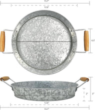Load image into Gallery viewer, Round Rooster Mosaic Backer 11.6&quot; with Pattern for Serving Tray

