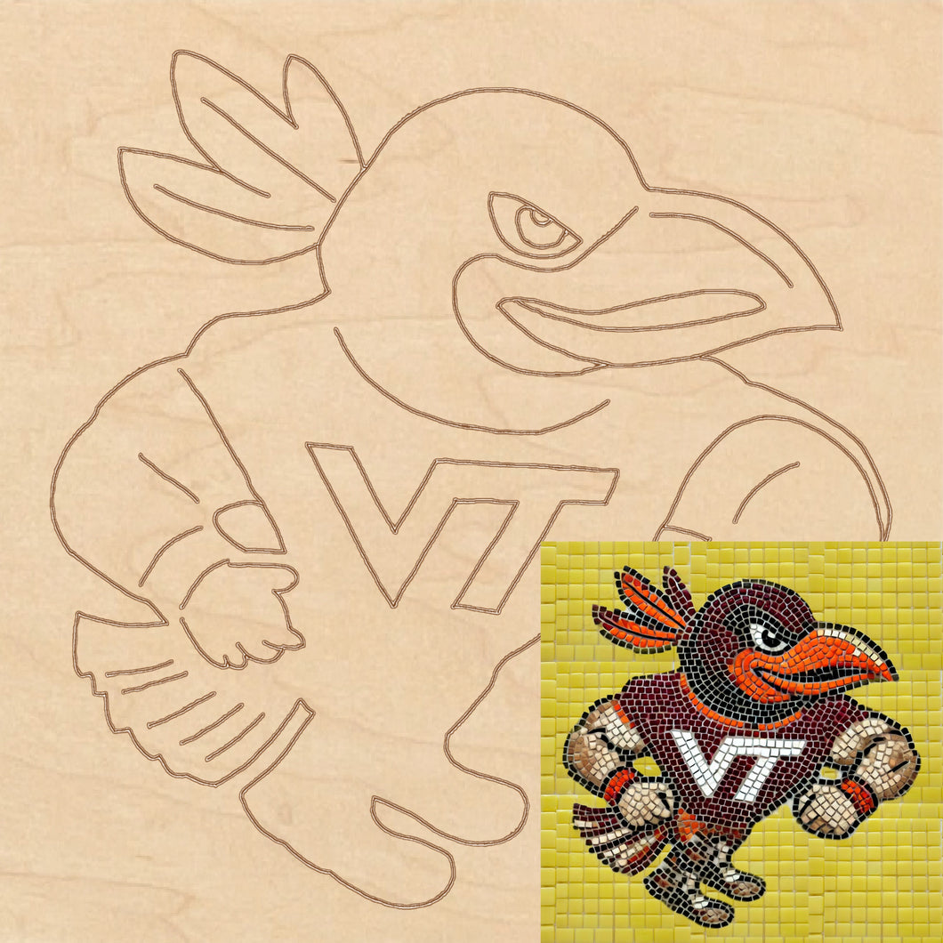 Virginia Tech State Multi-Art Backer 12