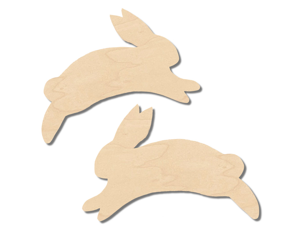 Wood 2 Rabbits Multi-Art Shape