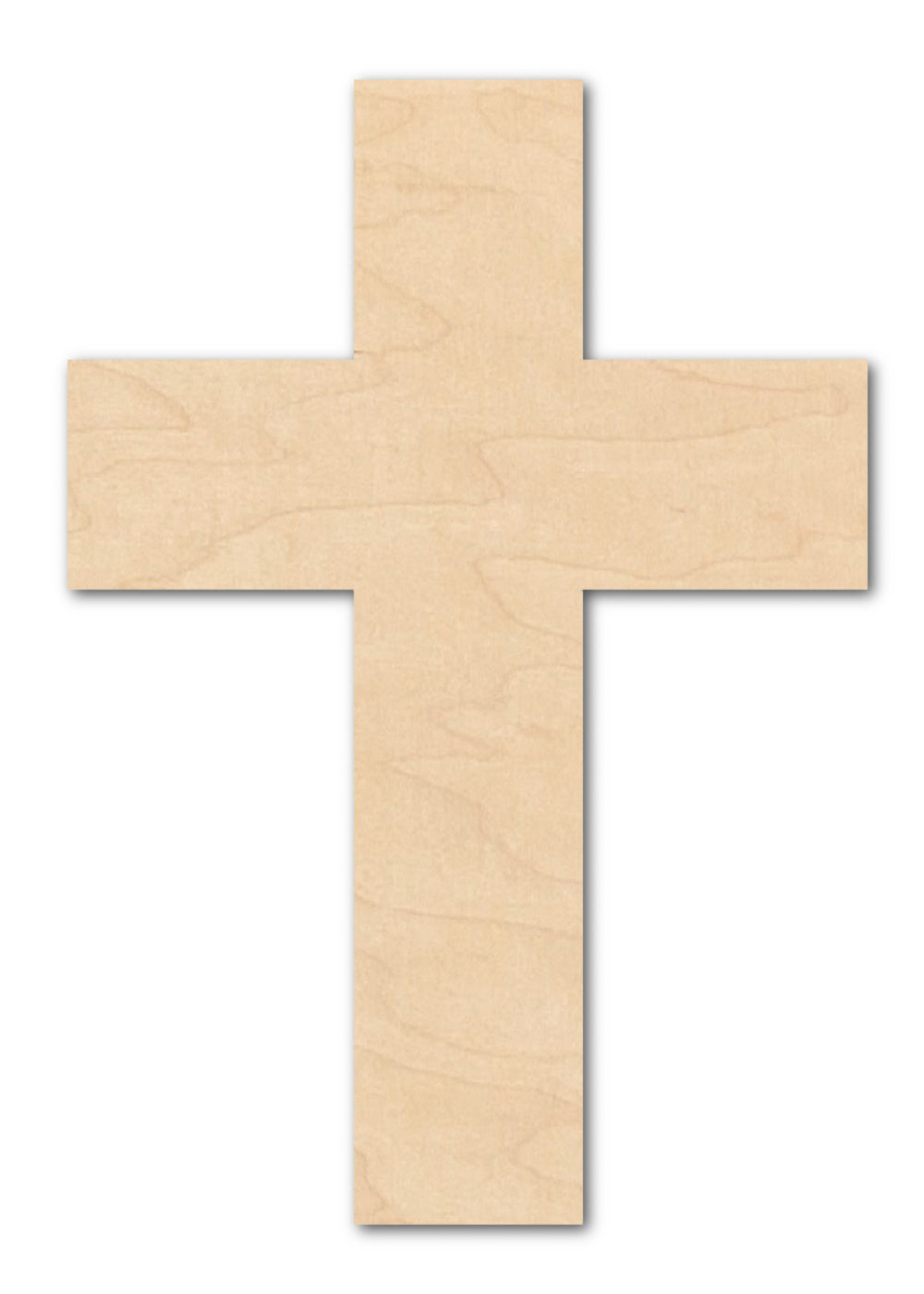 Wood Latin Cross Multi-Art Shape