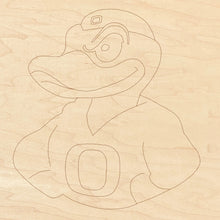 Load image into Gallery viewer, Oregon Ducks Multi-Art Backer 12&quot;x12&quot;
