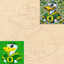 Load image into Gallery viewer, Oregon Ducks Multi-Art Backer 12&quot;x12&quot;
