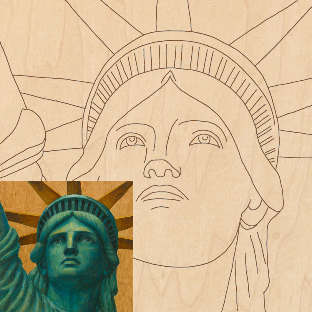 Lady Liberty with Pattern 12