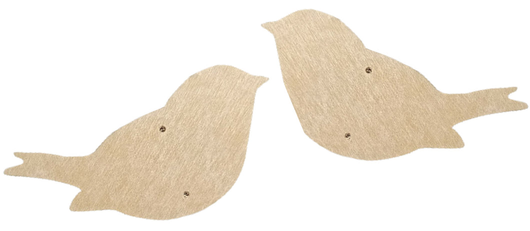 Love Birds Mosaic Backer (Pair) - (pre-drilled for hangable and stakeable)